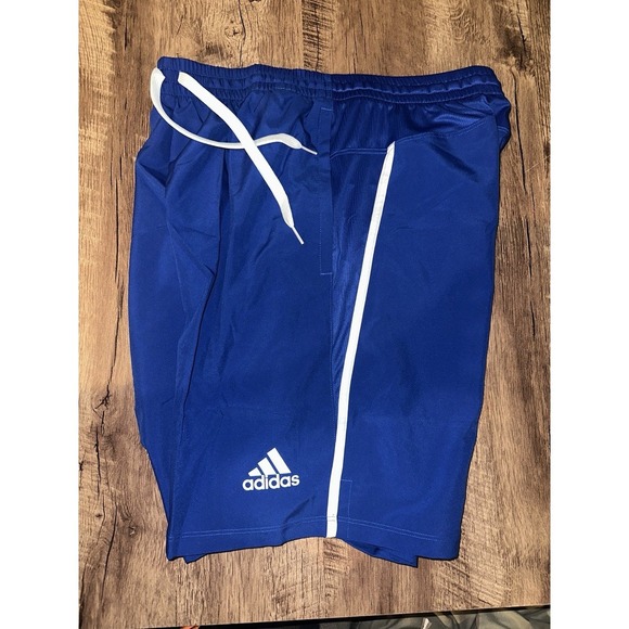 adidas Men's Team Issue 3P Shorts Royal Blue/White, Size M - Picture 1 of 4